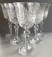 Lot De 6 Verres &agrave; Eau En Cristal Taill&eacute; Saint Louis, Baccarat Haut 18,3 Cm