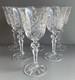 Lot De 6 Verres &agrave; Vin En Cristal Taill&eacute; Saint Louis, Baccarat Haut 17 Cm