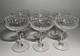 Lot De 6 Coupes à Champagne En Cristal Taillé -art Déco Baccarat Saint-louis