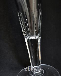 Lot de 6 flûtes à champagne en cristal taillé 19 / XIXe siècle Baccarat St-Louis