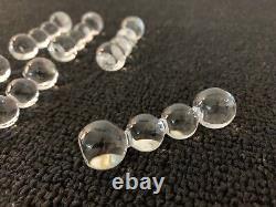 Lot de 6 portes couteaux modèle Bubble en cristal de Saint Louis (prix de 6)