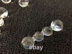 Lot de 6 portes couteaux modèle Bubble en cristal de Saint Louis (prix de 6)