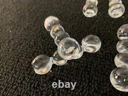 Lot de 6 portes couteaux modèle Bubble en cristal de Saint Louis (prix de 6)
