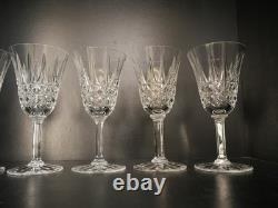 Lot de 6 verres à Eau cristal taillé Saint ST Louis modèle Tarn 18 cm