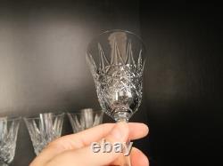 Lot de 6 verres à Eau cristal taillé Saint ST Louis modèle Tarn 18 cm