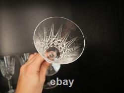 Lot de 6 verres à Eau cristal taillé Saint ST Louis modèle Tarn 18 cm