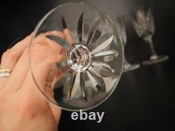 Lot de 6 verres à Eau cristal taillé Saint ST Louis modèle Tarn 18 cm