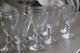 Lot De 9 Anciens Verres à Vin Ou Porto En Cristal Baccarat Ou Saint Louis