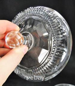 MAGNIFIQUE CONFITURIER CRISTAL ST LOUIS TAILLE COMPLET 3 PCES PARFAIT ETAT 19ème