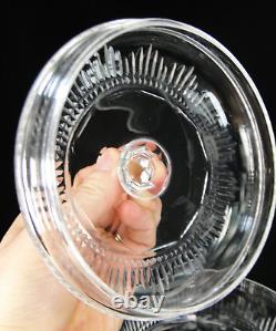MAGNIFIQUE CONFITURIER CRISTAL ST LOUIS TAILLE COMPLET 3 PCES PARFAIT ETAT 19ème
