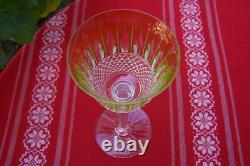MAGNIFIQUE VERRE CRISTAL VERT CLAIR MODELE TOMMY DE SAINT-LOUIS 19,8cm