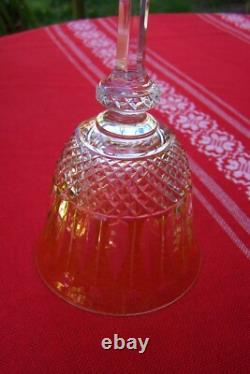 MAGNIFIQUE VERRE CRISTAL VERT CLAIR MODELE TOMMY DE SAINT-LOUIS 19,8cm