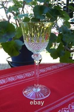 MAGNIFIQUE VERRE CRISTAL VERT CLAIR MODELE TOMMY DE SAINT-LOUIS 19,8cm