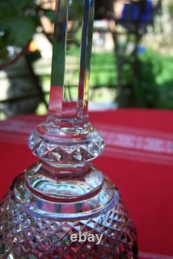 MAGNIFIQUE VERRE CRISTAL VERT MODELE TOMMY DE SAINT-LOUIS 19,8cm