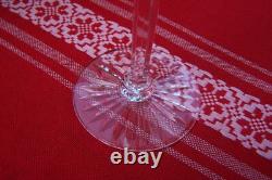 MAGNIFIQUE VERRE CRISTAL VERT MODELE TOMMY DE SAINT-LOUIS 19,8cm