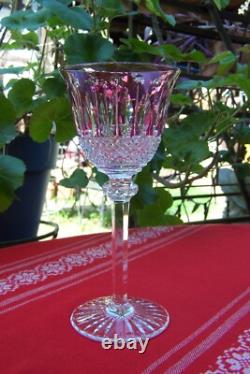 MAGNIFIQUE VERRE CRISTAL VIOLET MODELE TOMMY DE SAINT-LOUIS 19,8cm