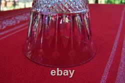 MAGNIFIQUE VERRE CRISTAL VIOLET MODELE TOMMY DE SAINT-LOUIS 19,8cm