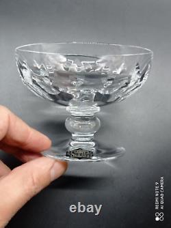 Magnifique lot de 6 Coupes à champagne en Cristal de SAINT-LOUIS, signé