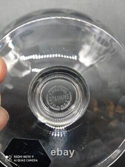 Magnifique lot de 6 Coupes à champagne en Cristal de SAINT-LOUIS, signé