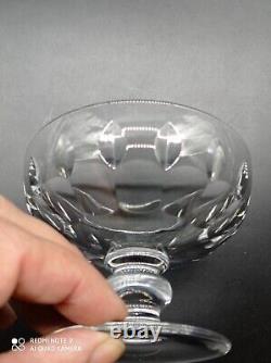 Magnifique lot de 6 Coupes à champagne en Cristal de SAINT-LOUIS, signé