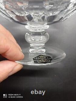 Magnifique lot de 6 Coupes à champagne en Cristal de SAINT-LOUIS, signé