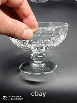Magnifique lot de 6 Coupes à champagne en Cristal de SAINT-LOUIS, signé