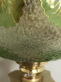 Magnifique rare LAMPE A PETROLE 1900 Cristal de SAINT-LOUIS Style Louis XVI XIXe