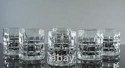 Manhattan St Louis 6 Gobelets Verres A Whisky En Cristal Taille Etiquette Signe