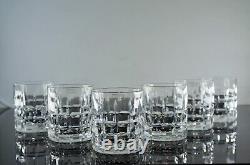 Manhattan St Louis 6 Gobelets Verres A Whisky En Cristal Taille Etiquette Signe