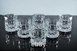 Manhattan St Louis 6 Gobelets Verres A Whisky En Cristal Taille Etiquette Signe