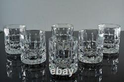 Manhattan St Louis 6 Gobelets Verres A Whisky En Cristal Taille Etiquette Signe