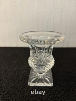 Mini vase Médicis en cristal de Saint Louis h 10 cm