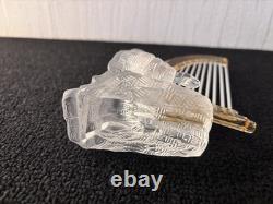 Musicien harpe en cristal de Saint Louis