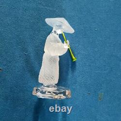 Musicien trompette ou clarinette en cristal de Saint Louis Musicien trompette ou clarinette en cristal de Saint Louis