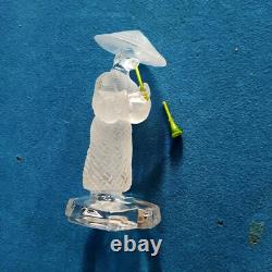 Musicien trompette ou clarinette en cristal de Saint Louis Musicien trompette ou clarinette en cristal de Saint Louis