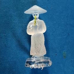 Musicien trompette ou clarinette en cristal de Saint Louis