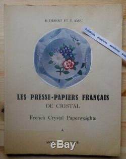 PRESSE-PAPIERS FRANÇAIS DE CRISTAL Baccarat Saint-Louis Clichy Verre Paperweight