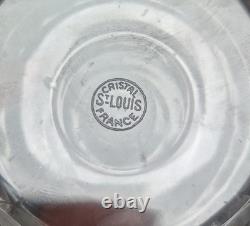 Paire De Bougeoir modèle diamant en cristal de Saint Louis