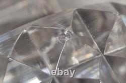 Paire De Bougeoir modèle diamant en cristal de Saint Louis