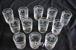 Petit service cabaret verres à liqueurs ou alcool cristal saint louis talma