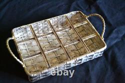 Petit service cabaret verres à liqueurs ou alcool cristal saint louis talma