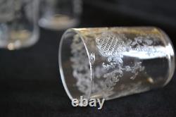 Petit service cabaret verres à liqueurs ou alcool cristal saint louis talma