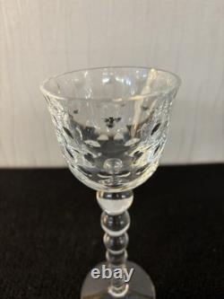 Photophore Bubble clair en cristal de Saint Louis h 20.5 cm