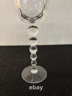 Photophore Bubble clair en cristal de Saint Louis h 20.5 cm
