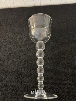 Photophore Bubble clair en cristal de Saint Louis h 20.5 cm