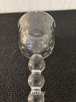 Photophore Bubble clair en cristal de Saint Louis h 20.5 cm