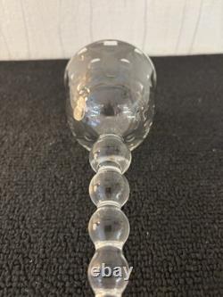 Photophore Bubble clair en cristal de Saint Louis h 20.5 cm