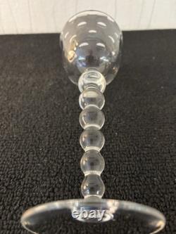 Photophore Bubble clair en cristal de Saint Louis h 20.5 cm