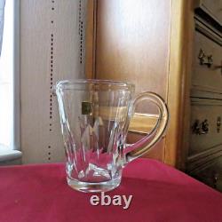 Pichet broc à eau cruche en cristal de saint louis modèle jersey signé 1