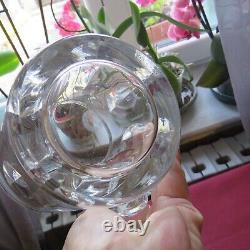 Pichet broc à eau cruche en cristal de saint louis modèle jersey signé 3